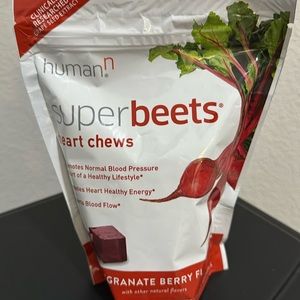 1 bag.  Superbeets Heart Chews Pomegranate Berry
